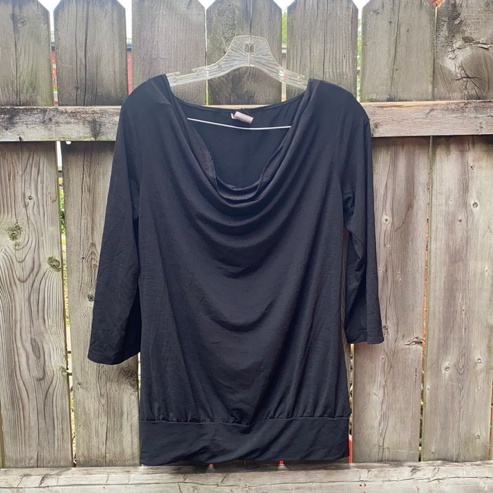 Wrapper black top sz. L